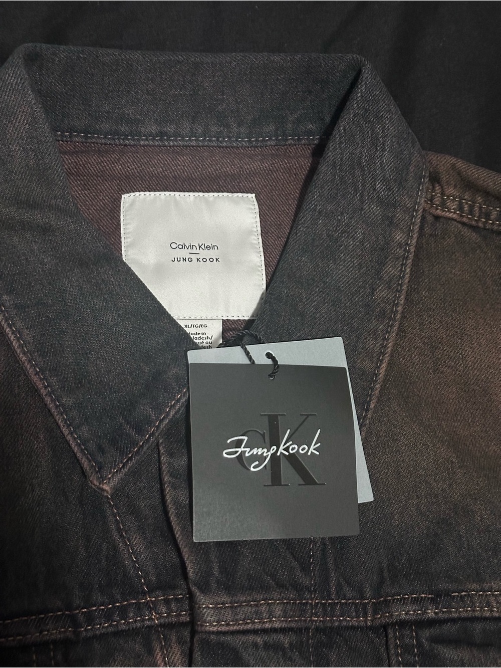 Calvin Klein x Jung Kook collab 90’s style Jean jacket limited edition - Picture 3 of 5
